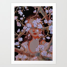 Reylo - Cherry Blossom 1 Art Print