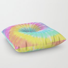 Rainbow Tie Dye Floor Pillow