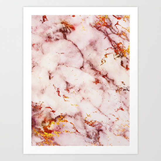 Marble Effect #4 Art Print
