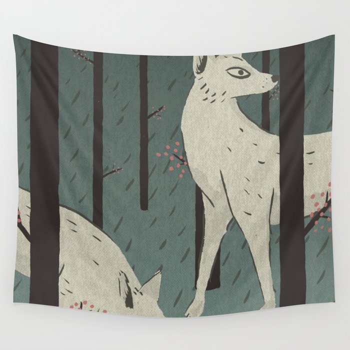 Wolves Wall Tapestry