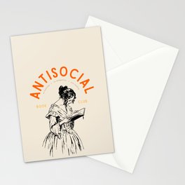 Antisocial Book Club Stationery Card