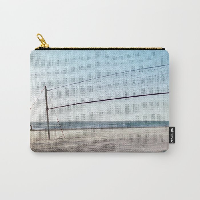 Peaceful Tide At The Beach Art Print Carry-All Pouch