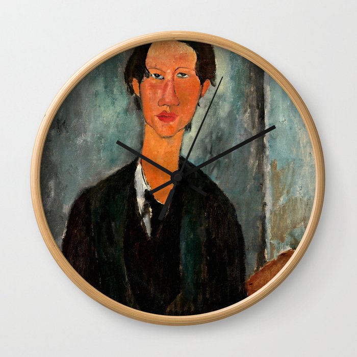 Amedeo Modigliani "Chaim Soutine" Wall Clock