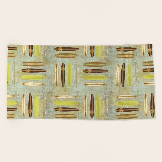 Surf Pattern 4 Beach Towel