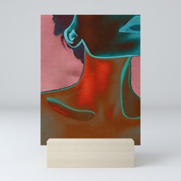 Neon Woman Mini Art Print