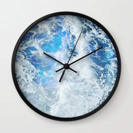 Blue Ocean Glow Wall Clock