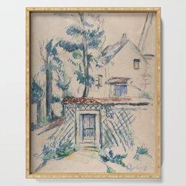 Paul Cézanne Entrée de Jardin Serving Tray