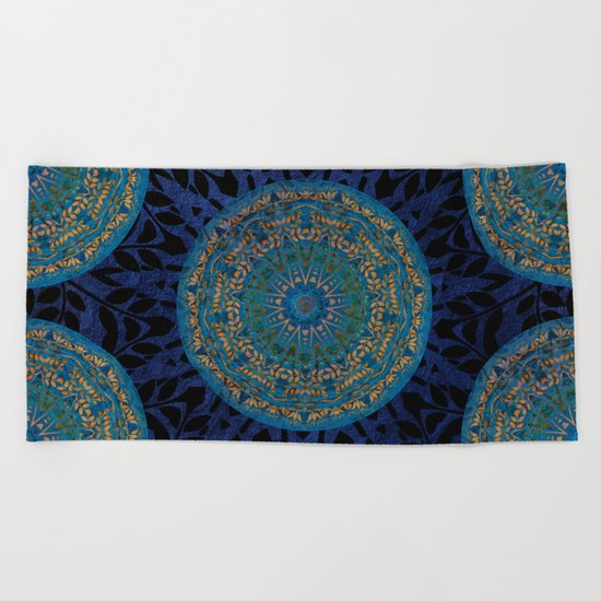 Ornament Pattern Mandala Beach Towel