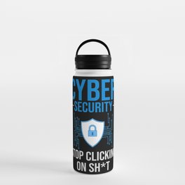 Cyber Security Analyst Engineer Computer Training Water Bottle
