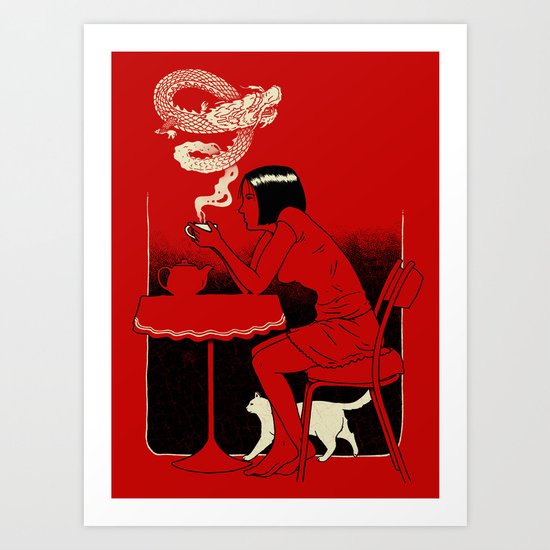 A moment of Zen Art Print