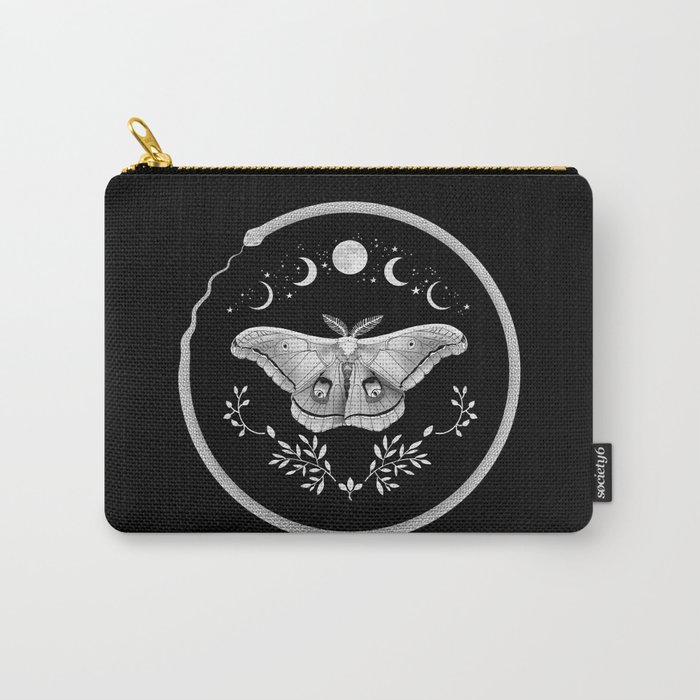 Mystical Moth Carry-All Pouch