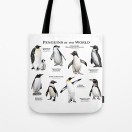 Penguins of the World Tote Bag
