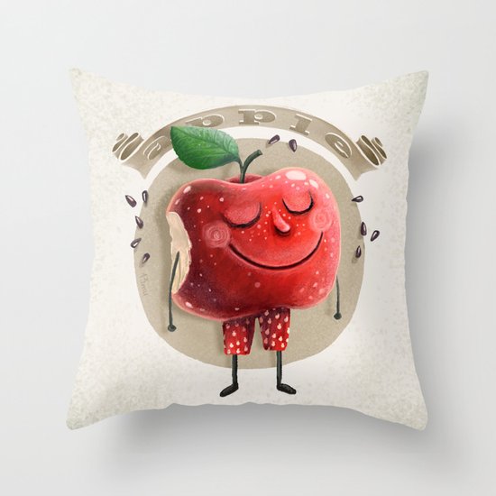 Apple Throw Pillow