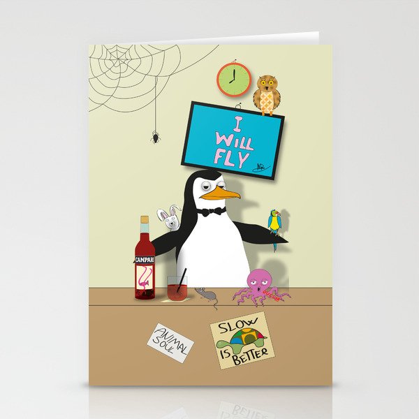 Penguin: The Barman Stationery Cards