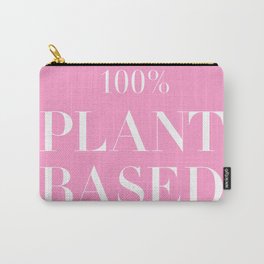 100% Plant Based Statement Tee Carry-All Pouch