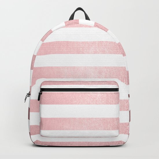 Simply Striped Rose Quartz Elegance Backpack