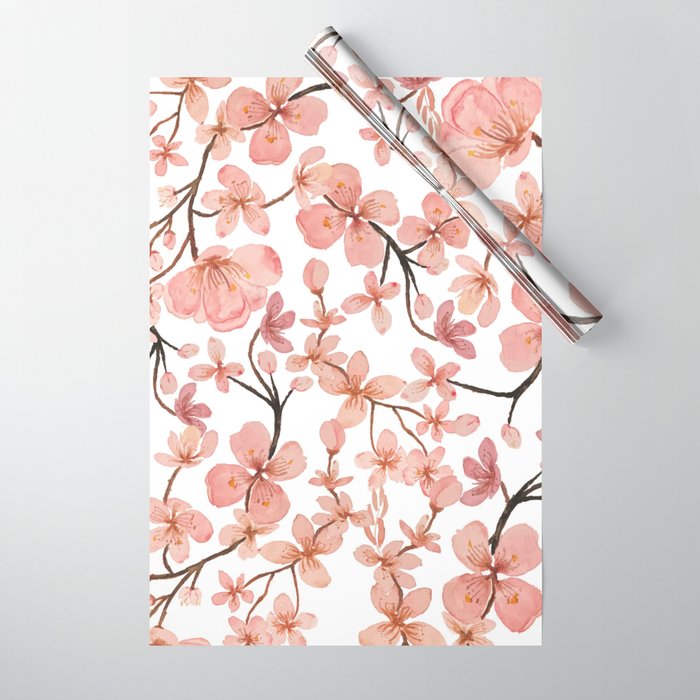 Cherry blossom wrapping paper cheap