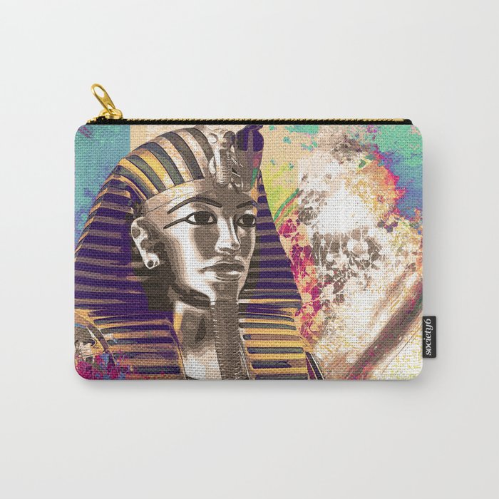 King Tut  Mask Abstract composition Carry-All Pouch