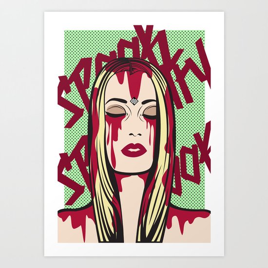 Spookify Art Print