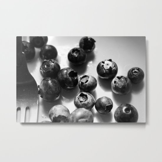 Morning Blueberries Metal Print