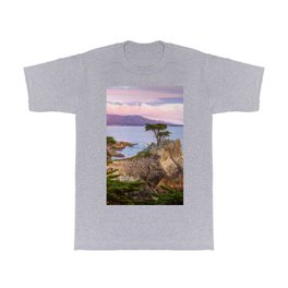 Lone Cypress Spring Sunset T Shirt