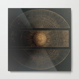 Golden sun disc  Metal Print | Abstractprint, Egyptianinspired, Geometric, Blackandgold, Celestialart, Painting, Egyptianart, Sundisc 