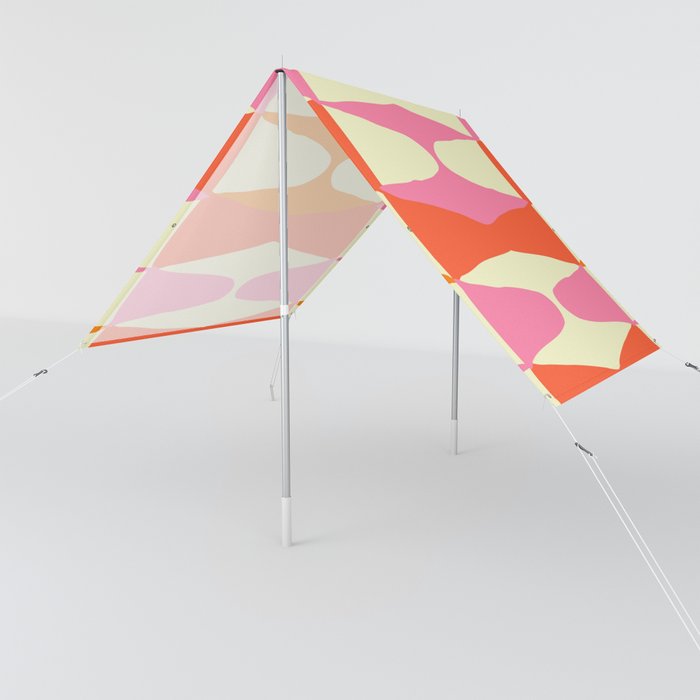 Zaha Sixties Sun Shade | Drawing, Digital, Pattern, Geometric, Organic, Irregular, Abstract, Geometry, Architect, Architecture