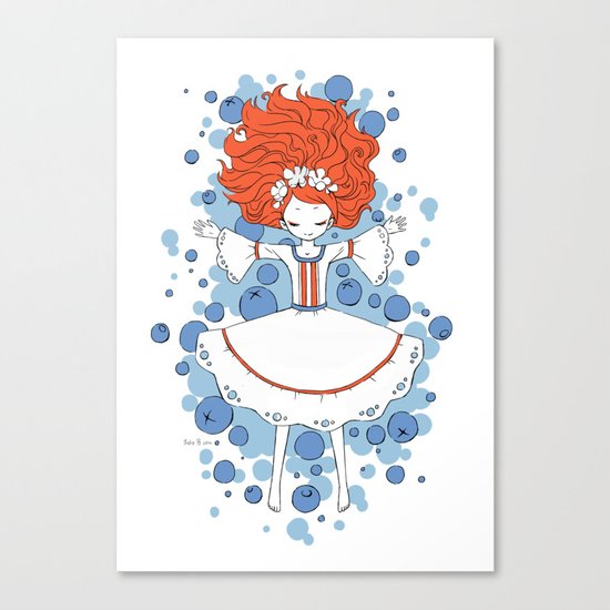 Blueberry Dream Canvas Print