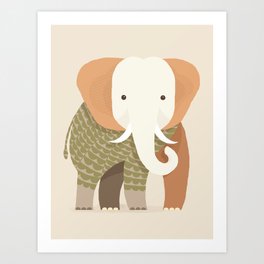 Whimsical Elephant Art Print