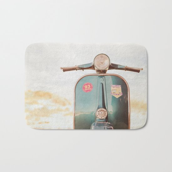 The Blue Vespa Bath Mat