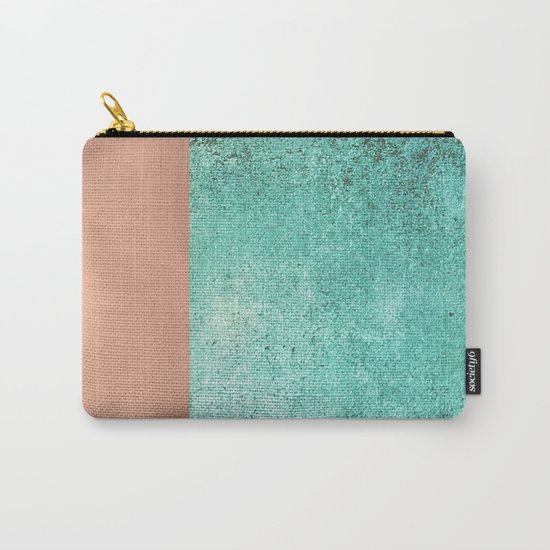 NEW EMOTIONS - ROSE & TEAL Carry-All Pouch