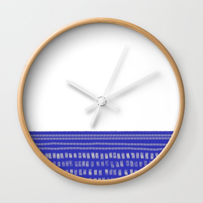 Royal Blue Base Wall Clock