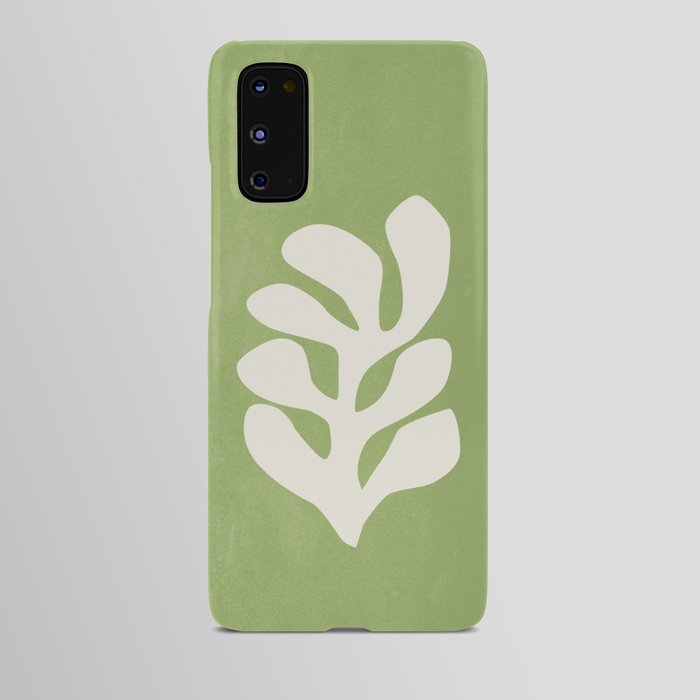 Forest Green Leaf: Matisse Paper Cutouts V Android Case