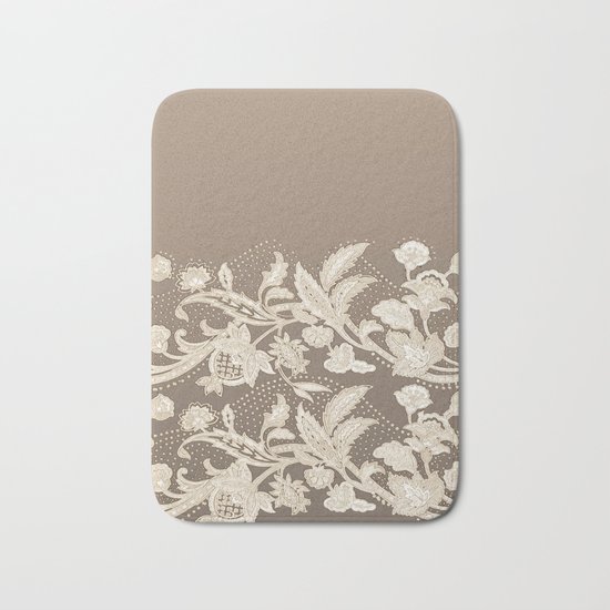 old lace border Bath Mat