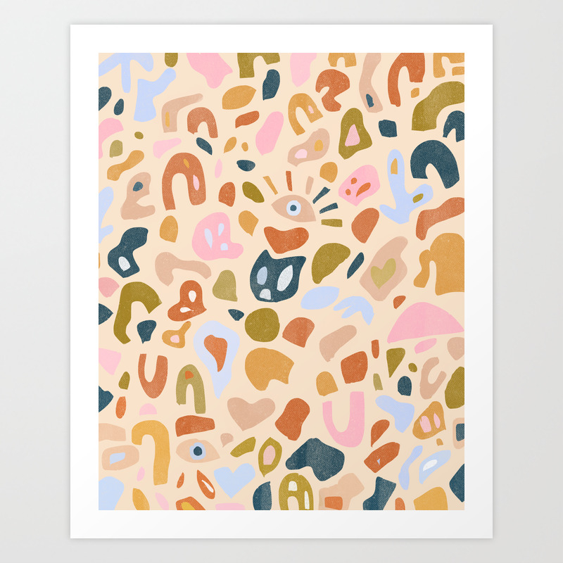 Abstract Paper Cuts Art Print By Aljahorvat Society6