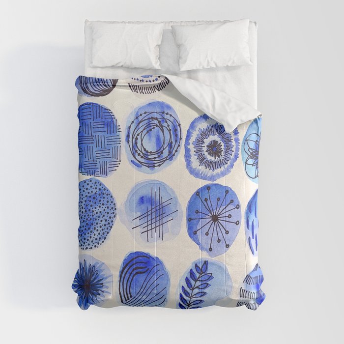 shades of blue Comforter