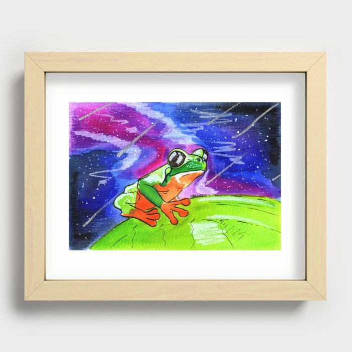 Le Petit Froge Recessed Framed Print