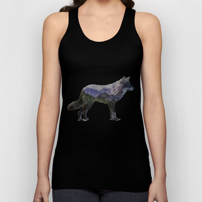 The Rocky Mountain Gray Wolf Tank Top