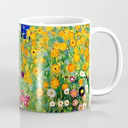 Flower Garden by Gustav Klimt vibrant Mug