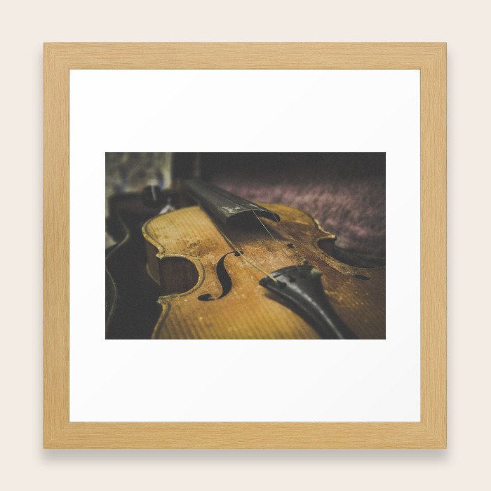 The Broken Violin Framed Art Print By Dantiquingphotography Society6