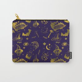 Magic symbols Carry-All Pouch | Magic, Elixir, Alchemy, Graphicdesign, Symbols, Pattern, Digital, Witch, Skull 