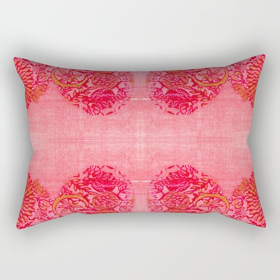 Heart of gold Rectangular Pillow