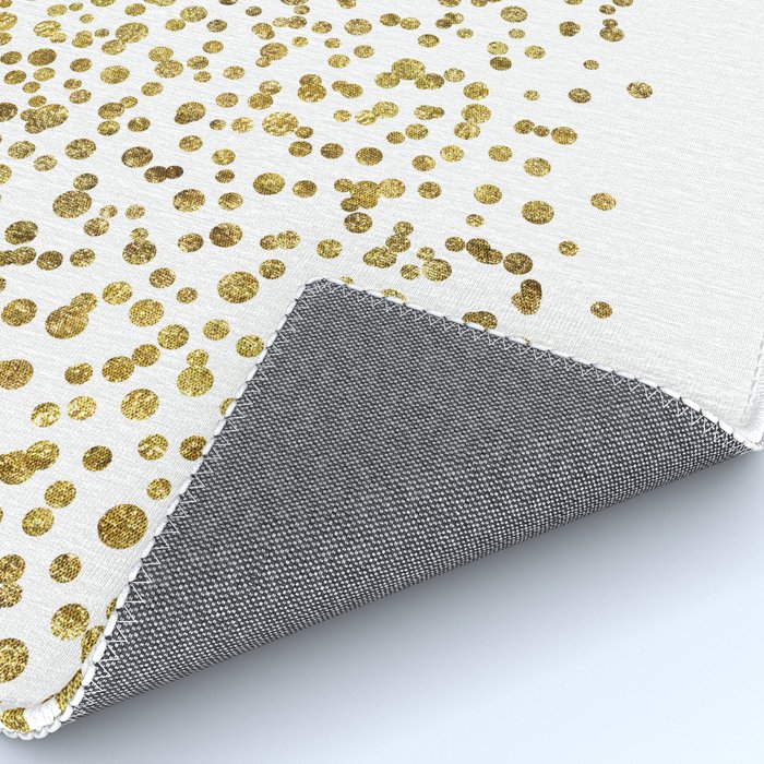 Gold Confetti Sparkle And Shine Rug By Joacreations Society6