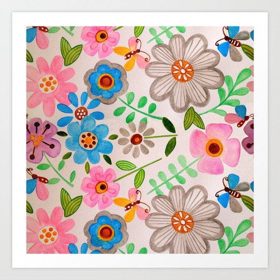The Garden 2 Art Print