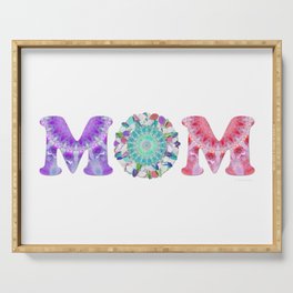 Beautiful Mandala Mom Art by Sharon Cummings Serving Tray