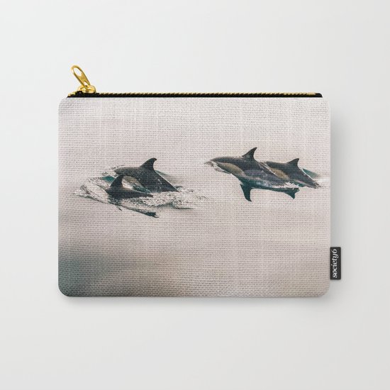 Swimming With Dolphins Carry-All Pouch