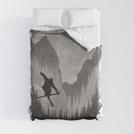 Mountains Ride Duvet Cover