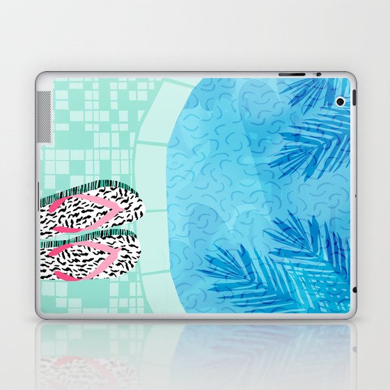 Go Time - resort palm springs poolside oasis swimming athlete vacation topical island summer fun Laptop & iPad Skin