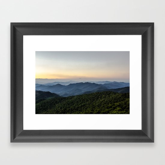 Blue Ridge Framed Art Print