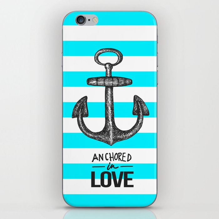 Anchored // Love iPhone Skin